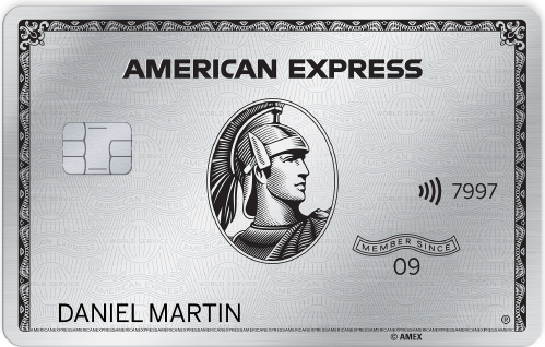 The Platinum Card de metal